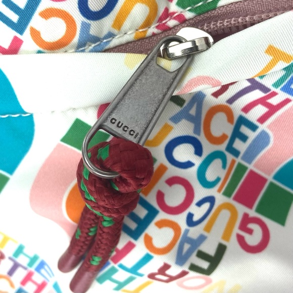 Gucci x The North Face Backpack, Pink/White, 650288, NWT - Picture 9 of 13